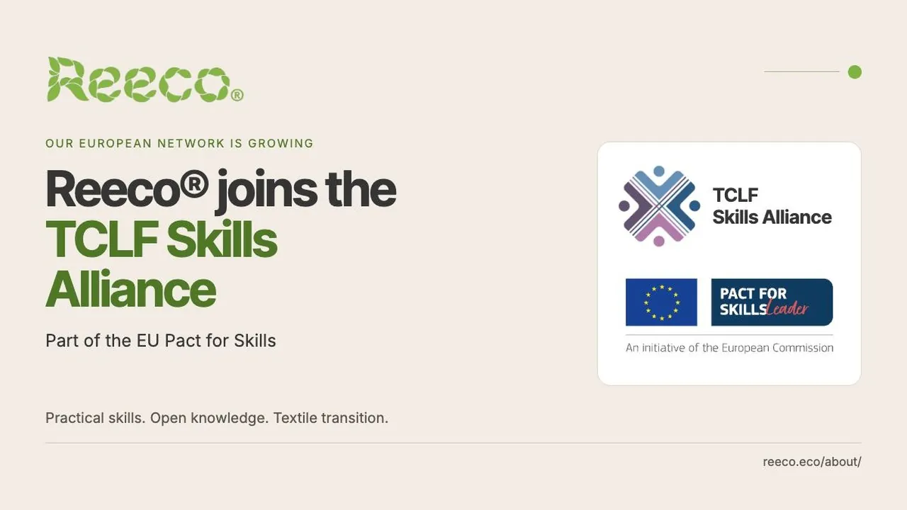 Γίναμε μέλος της TCLF Skills Alliance, της μεγάλης κλίμακας σύμπραξης δεξιοτήτων για κλωστοϋφαντουργικά προϊόντα, ρούχα, δέρμα...